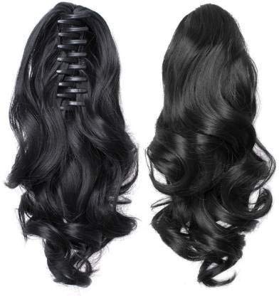 Best Clip-In Ponytail Hair Extensions & Wigs - Natural Wavy Synthetic Hairpiece for Women | Perfect for Parties, Weddings & Daily Styling