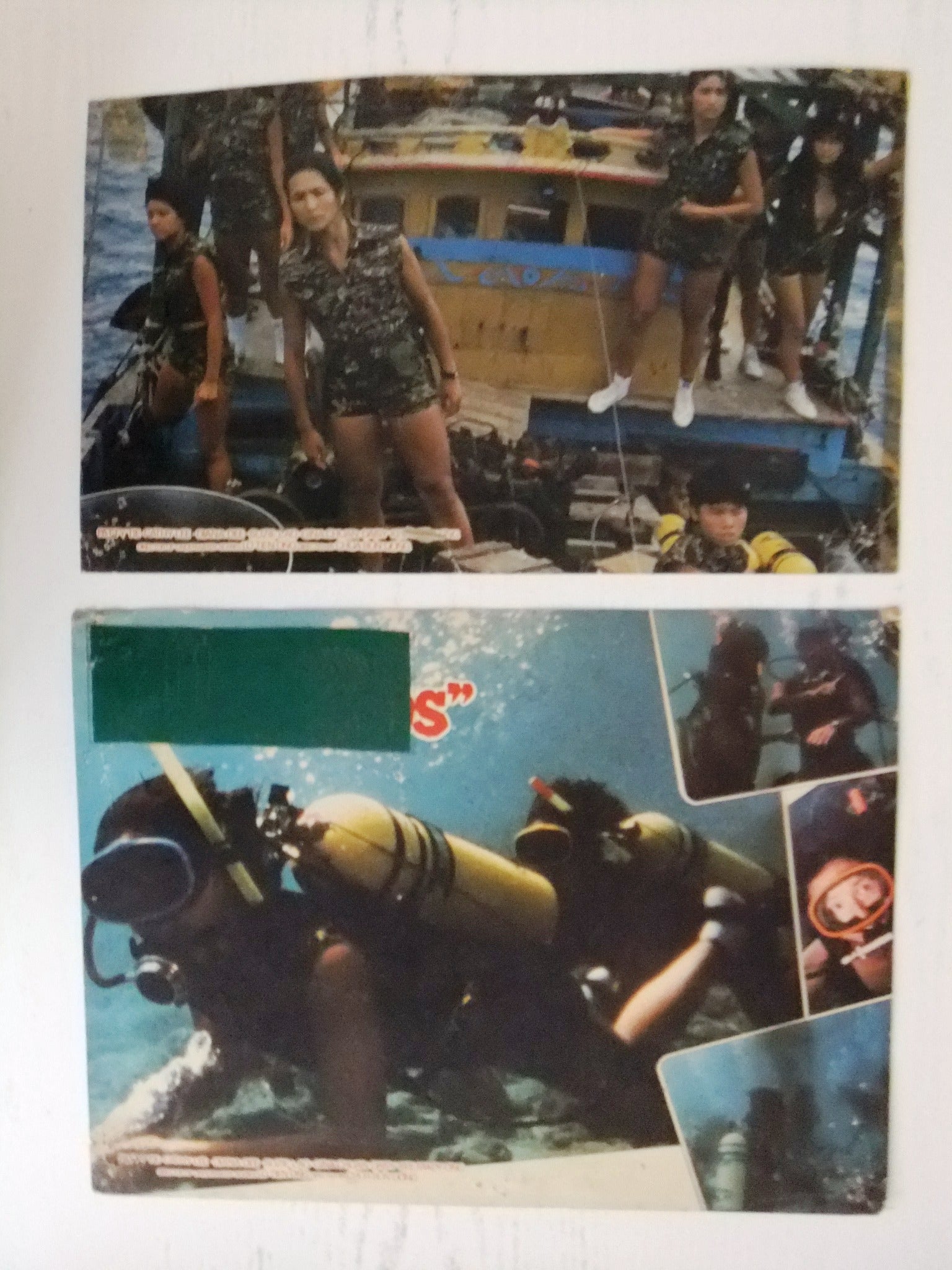 Set of 10 Vintage 1970s Chinese Kung Fu Movie Lobby Cards - The Virgin Commandos (Patty Tie) - Perfect for Martial Arts Collectors, Film Memorabilia Displays & Retro Home Decor