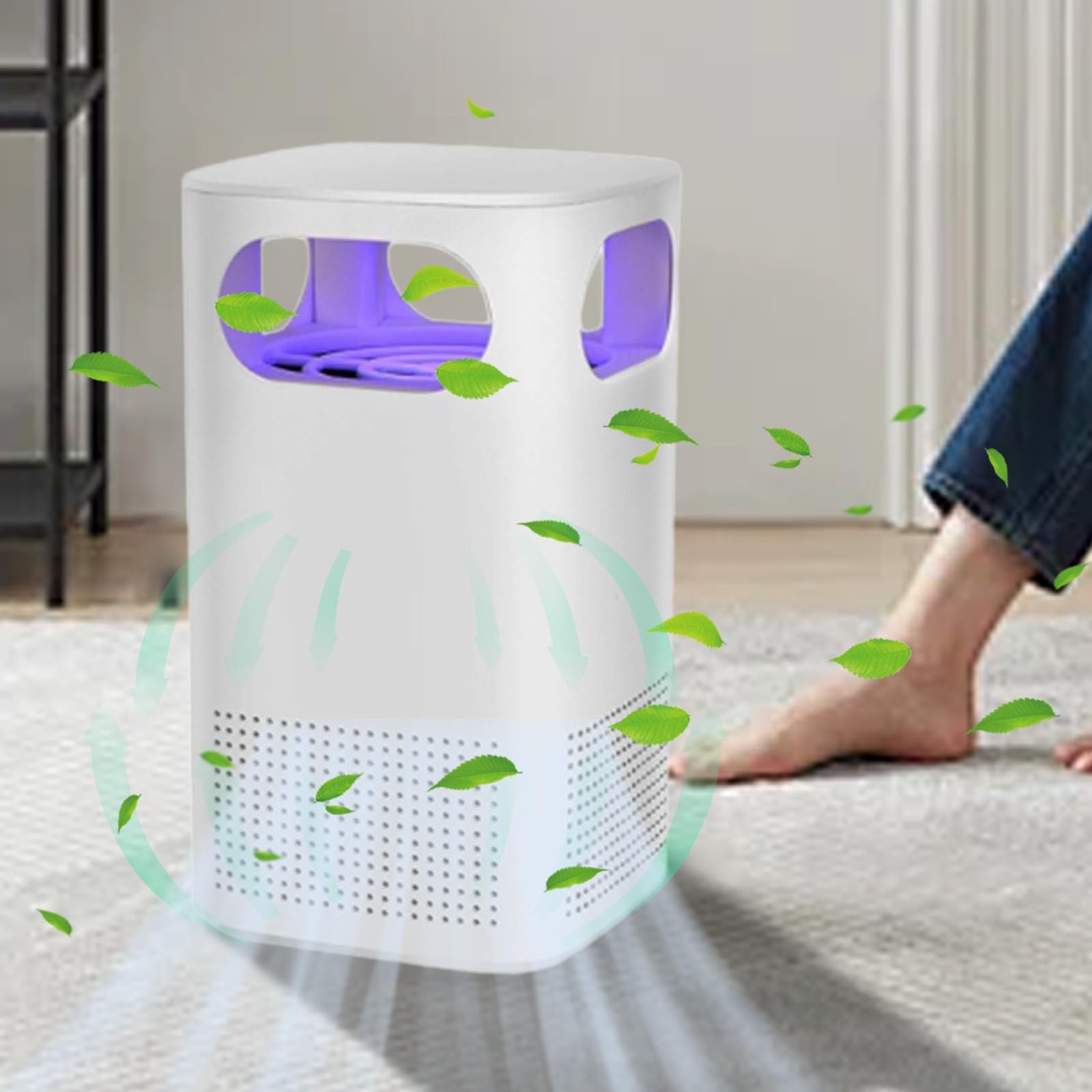 2024 New Smart Auto Mode Air Purifier for Desktop - USB Portable Air Cleaner for Home, Office, Car & Dorm | True HEPA Filter | Perfect Gift for Friends & Family | Improves Air Quality While Working, Studying or Sleeping