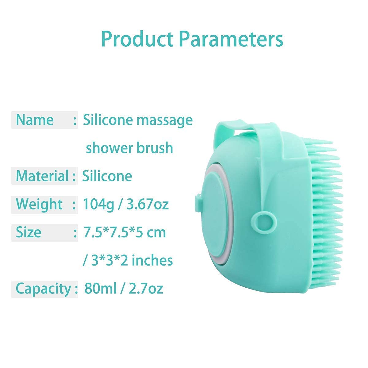 KREZON Silicone Scalp Massage Brush for Shower & Bath - Skin Care & Cleaning