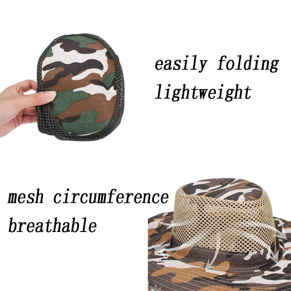 Luwint Mosquito Head Net Hat - UV Protection Sun Hat for Gardening, Fishing, Camping, Hiking & Beekeeping | Outdoor Activities & Bug Protection Gear
