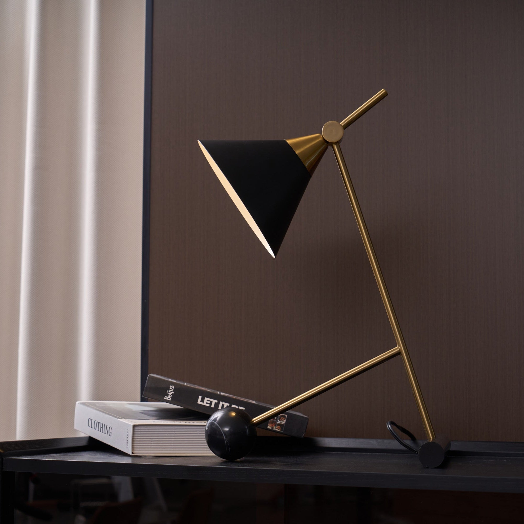 Cleo Table Lamp - Modern LED Desk Light with Adjustable Brightness for Home Office, Bedroom & Study Room - Perfect for Reading, Working & Decor