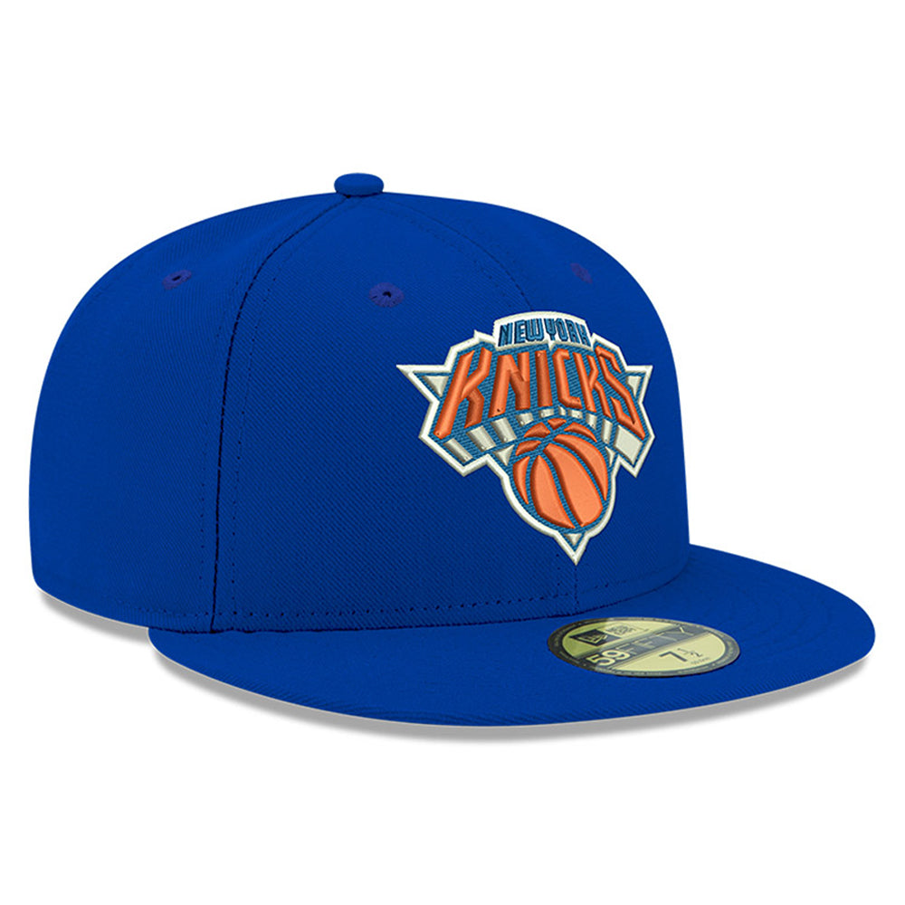 New Era 59Fifty New York Knicks Snapback Hat - Royal Blue NBA Adjustable Baseball Cap for Men & Women - Perfect for Basketball Games, Streetwear Fashion & Sports Fans