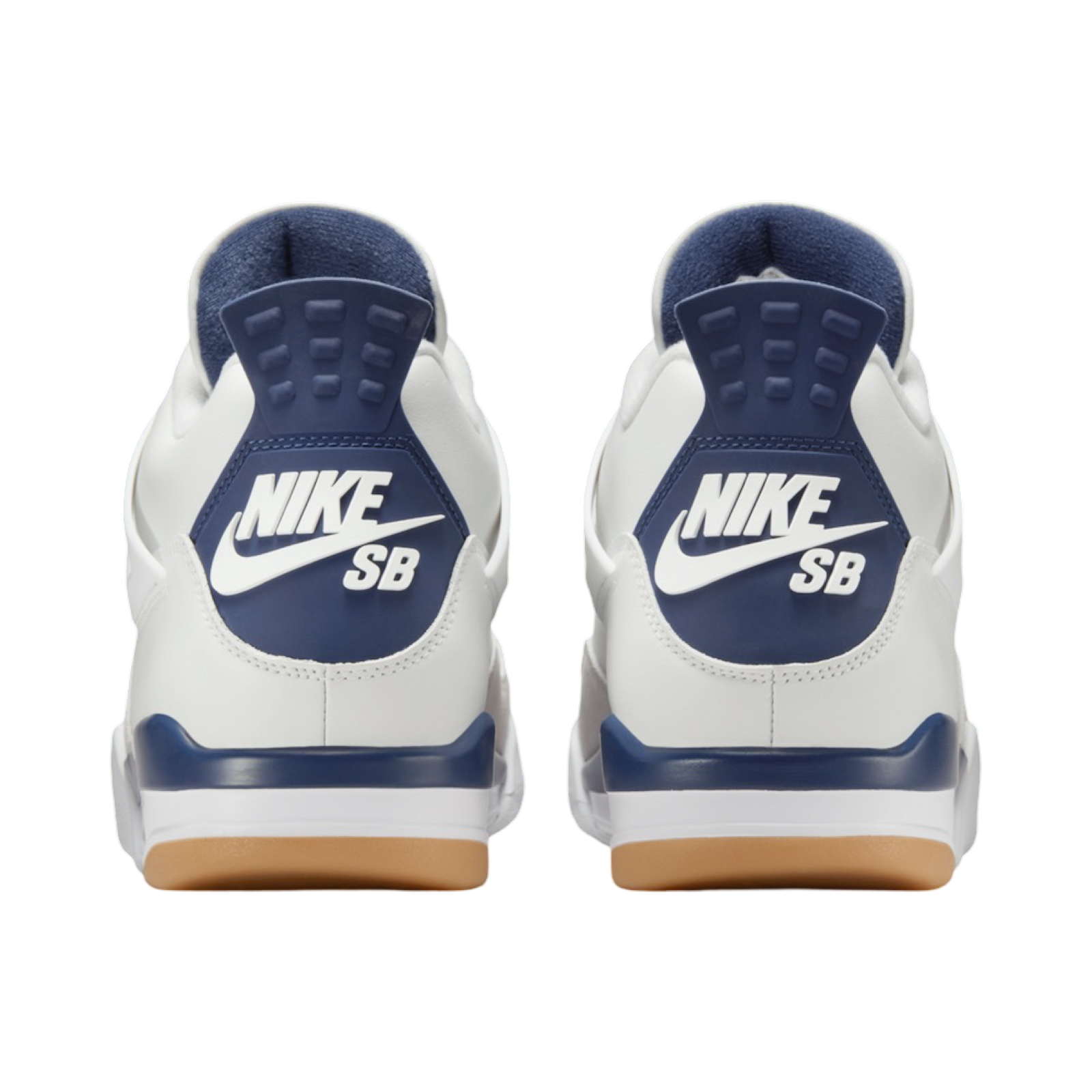 Air Jordan 4 Retro SB Sneakers in Summit White & Navy Blue - Perfect for Skateboarding, Streetwear Fashion & Casual Wear