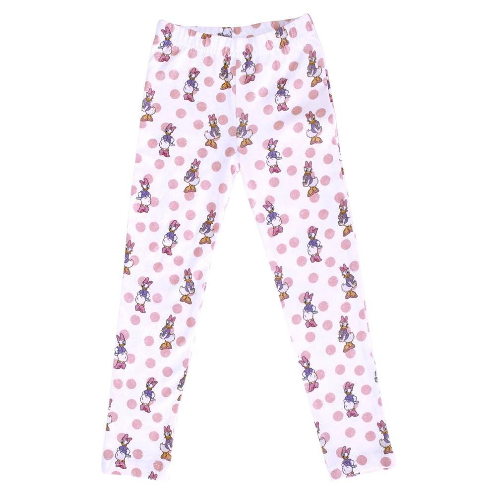 Disney X Kip&Co Daisy Dot Jersey Leggings for Women - Soft Stretchy Comfortable Printed Leggings - Perfect for Yoga, Lounge & Everyday Wear