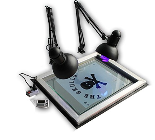 4-Color 1-Station Floor Screen Printing Kit for Beginners - Complete Starter Press for DIY T-Shirt Printing, Band Merch & Small Business Apparel
