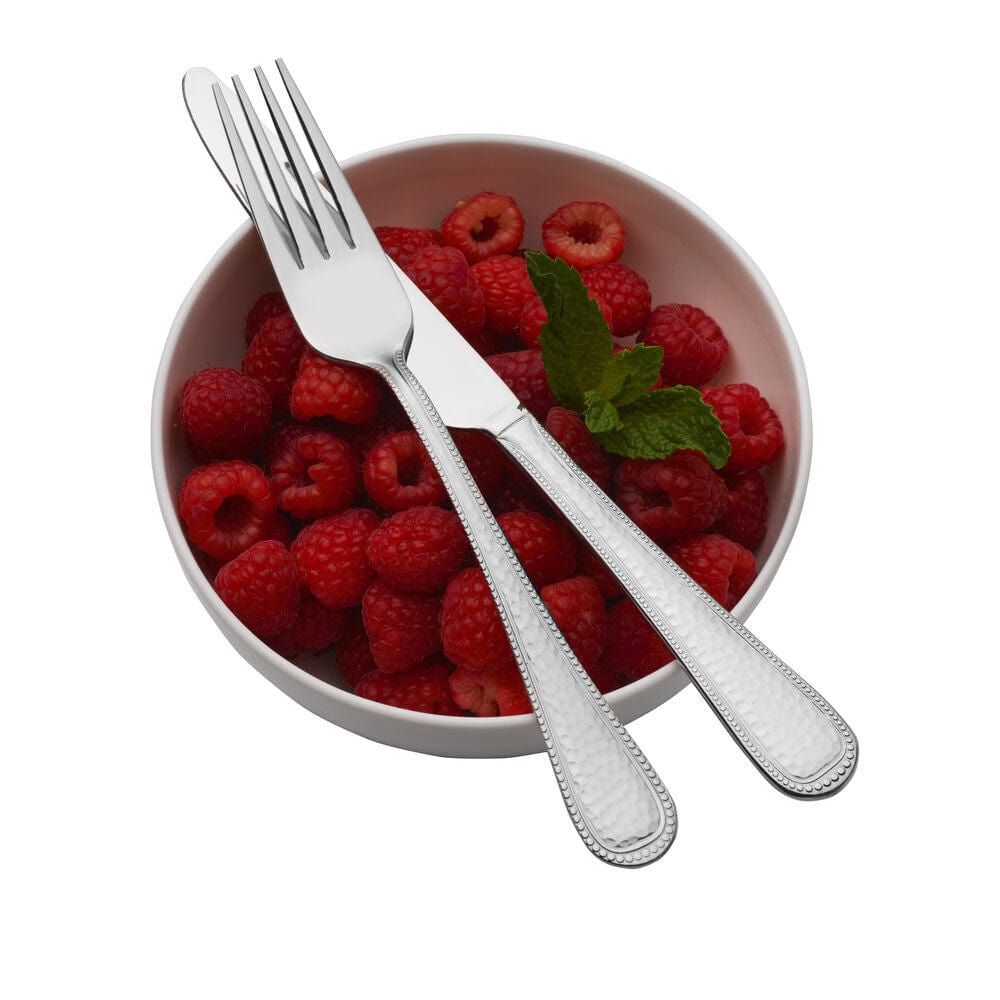 Halston 20-Piece Stainless Steel Flatware Set - Service for 4 - Elegant Silverware for Everyday Dining & Entertaining