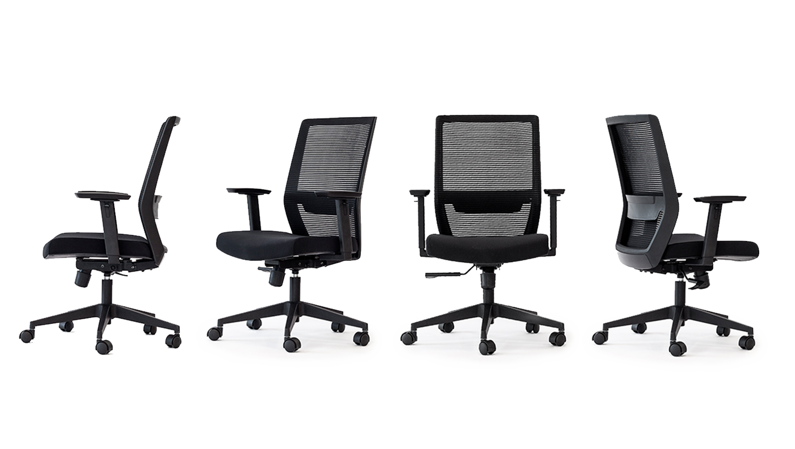 Friant Vektor FD00251 Ergonomic Mesh Task Chair - Adjustable Height & Lumbar Support for Office, Home, and Gaming Use