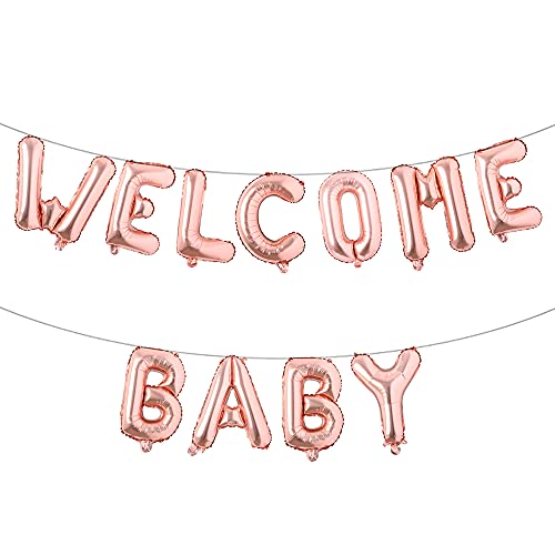 Welcome Baby Rose Gold