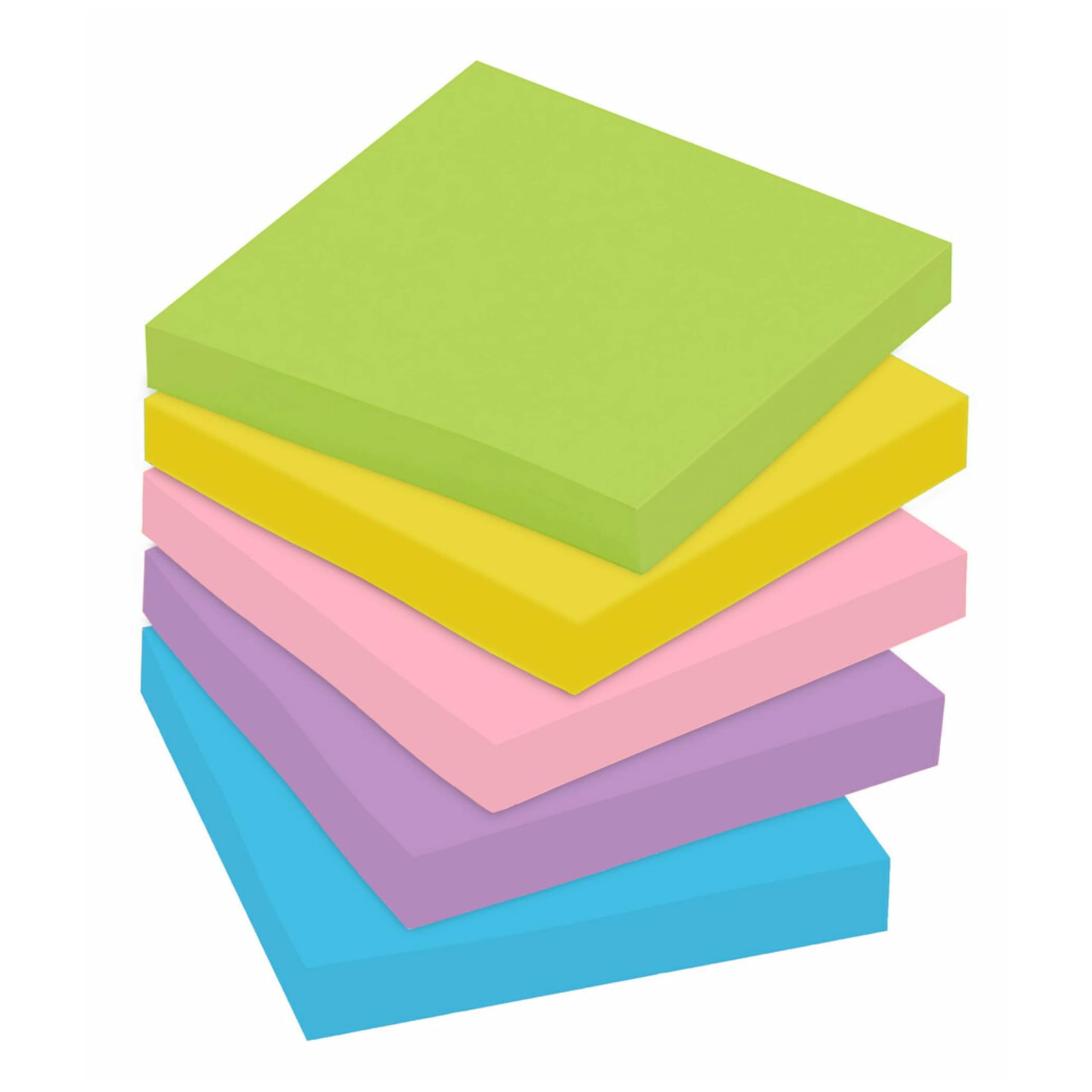 Floral Fantasy Sticky Notes, 3x3 Inch, 18 Pads - Office & School Supplies