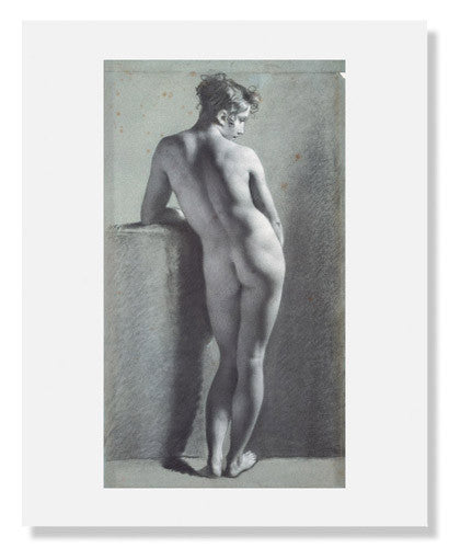 Pierre Paul Prud'hon Standing Female Nude Art Print - Romantic Era Figure Drawing Reproduction - Perfect for Home Decor, Art Studios & Gift Giving