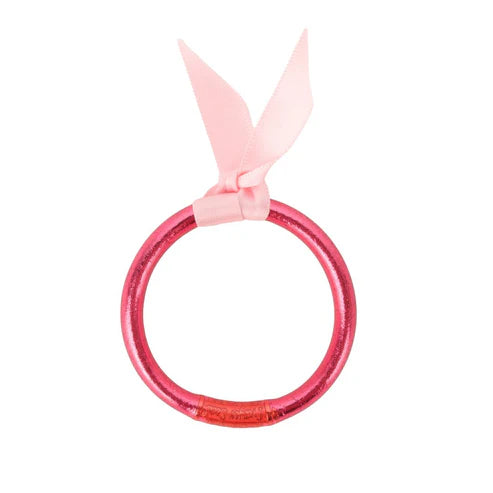 BuDhaGirl All Season Baby Bangle in BDG Pink - Stylish & Comfortable Bracelet for Infants - Perfect for Everyday Wear, Photo Shoots & Special Occasions