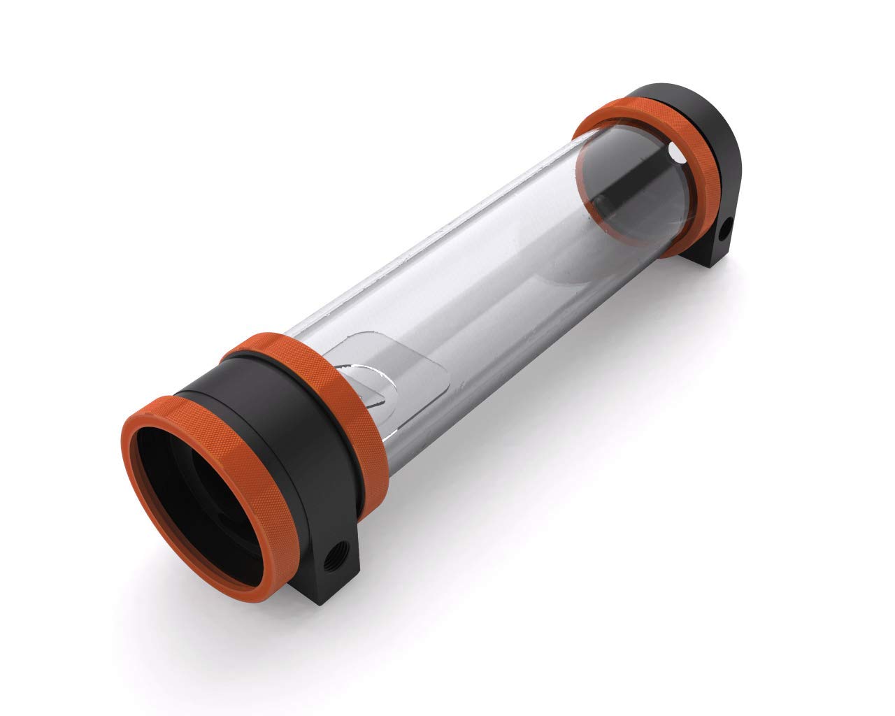 PrimoChill CTR Hard Mount Phase II High Flow D5 Enabled Reservoir - Black POM - 240mm - Candy Copper | PC Water Cooling System | Gaming PC & Custom Liquid Cooling Builds