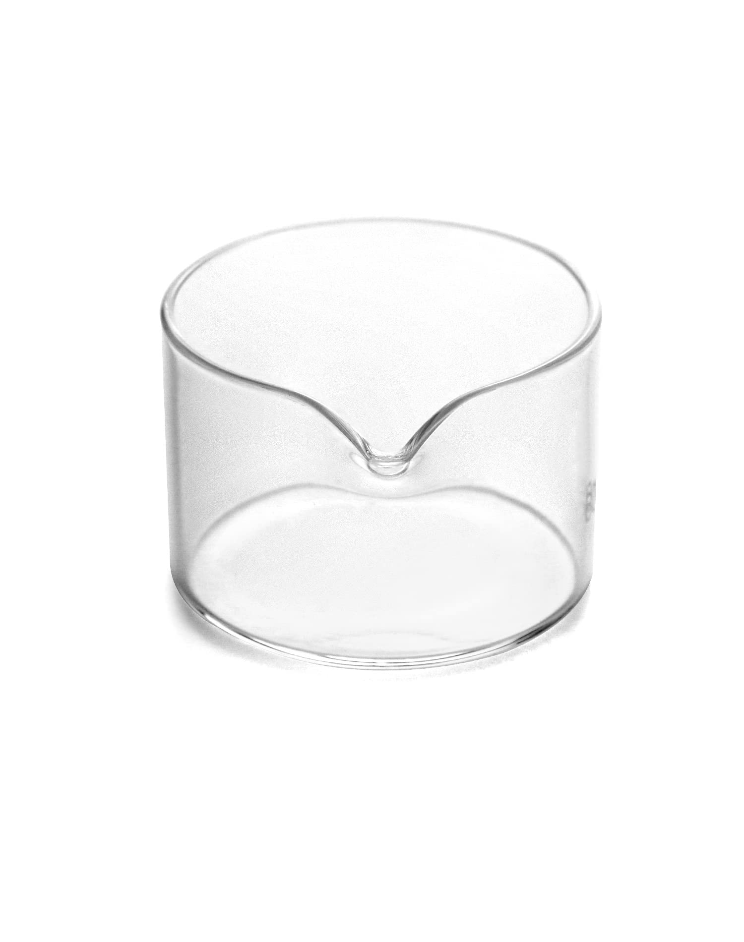QWORK 50ml Crystallizing Dishes, 2 Pack Borosilicate 3.3 Glass Lab Dishes with Flat Bottom, Spout & Heavy Rim - Ideal for Chemistry Experiments, Science Classrooms, Home Labs, DIY Crafts & Kitchen Use