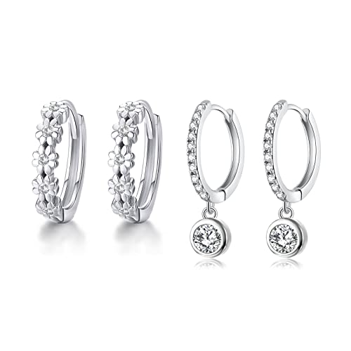 White CZ Dangle