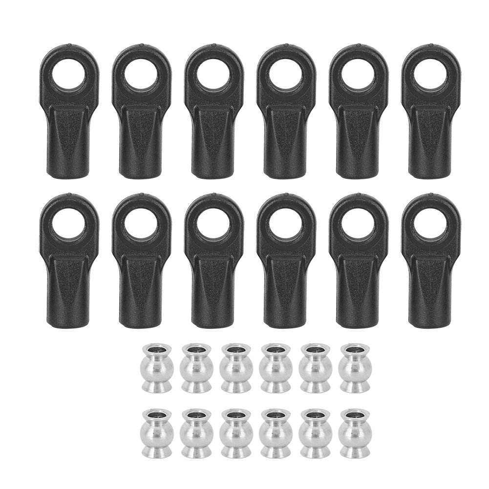 High-Quality RC Tie Rod Ball Set - Durable Remote Control Car Parts Replacement Accessory with Hollow Balls for RC Vehicles - Perfect for DIY Assembly & Off-Road RC Car Upgrades