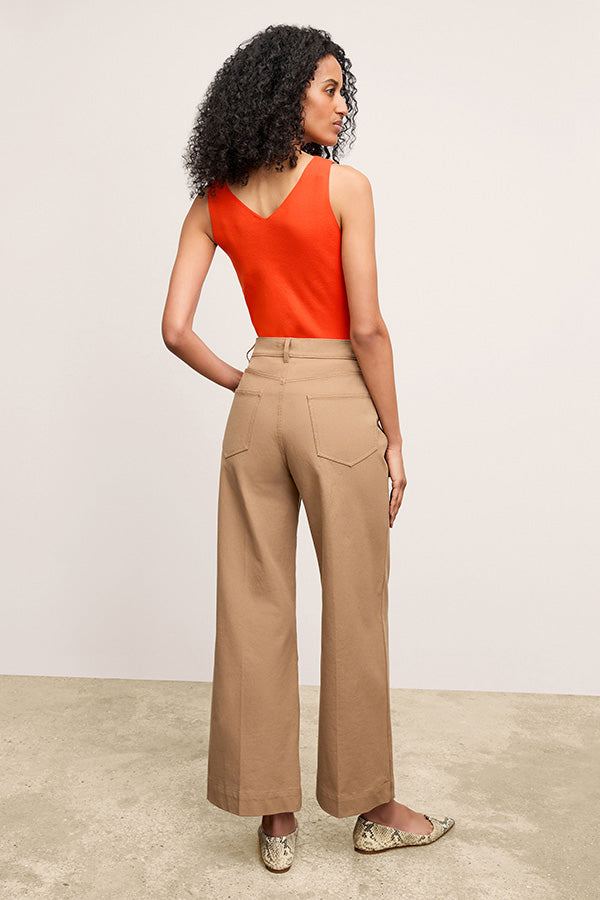 Milo Wide Leg Jeans for Women - Eco-Friendly Stretch Denim Pants with Comfortable Fit - Perfect for Casual Wear, Office, and Travel