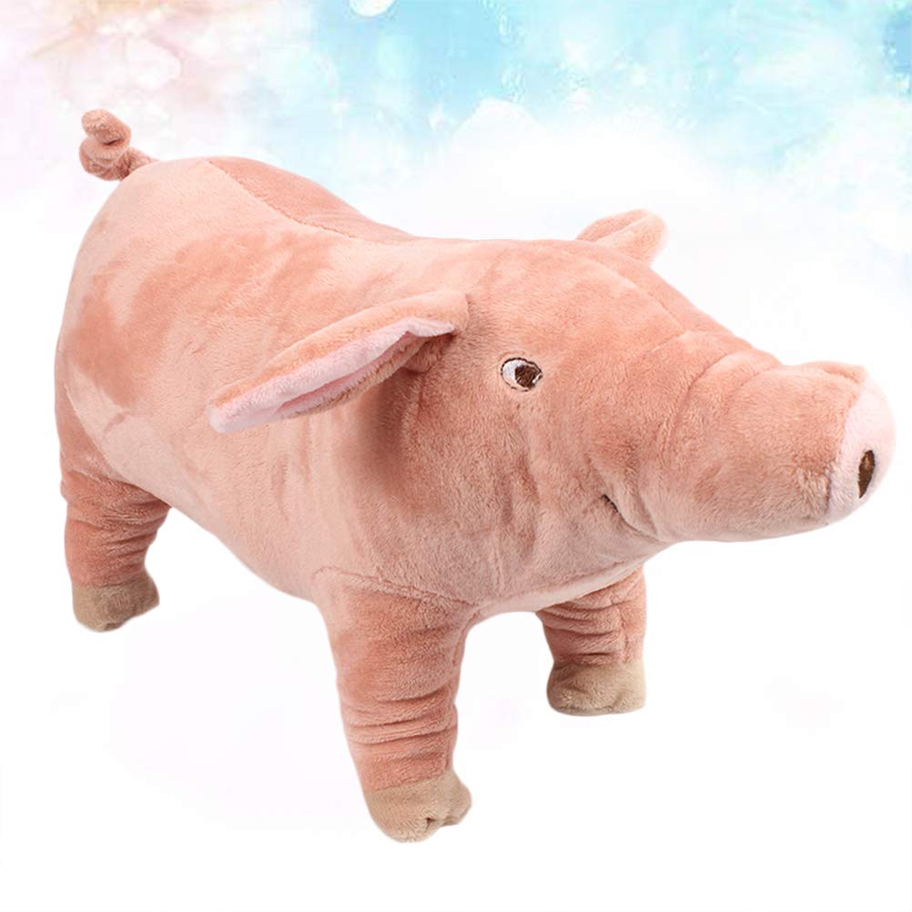 TEHAUX Plush Pig Toy for Dogs - Soft Stuffed Animal Sleeping Doll for Puppies, Anxiety Relief & Comfort - Perfect for Chewing, Cuddling & Playtime at Home or Travel