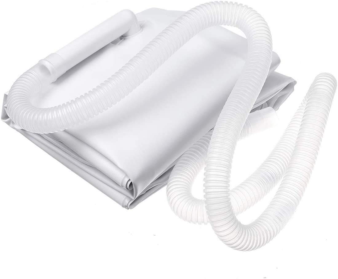 Portable Inflatable Hair Washing Basin for Bedridden Patients - Lightweight Shampoo Bowl for Elderly & Disabled Care - Home Healthcare & Hospital Use (A-White)