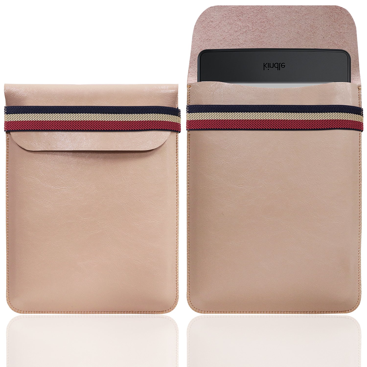 WALNEW Slim Protective Sleeve Case for 6 Inch Kindle (2024/2019/Paperwhite/Voyage/8th Gen 2016/4/5/Touch) - Lightweight Pouch Cover Bag in Pink | Perfect for Travel, Work & Daily Reading Protection