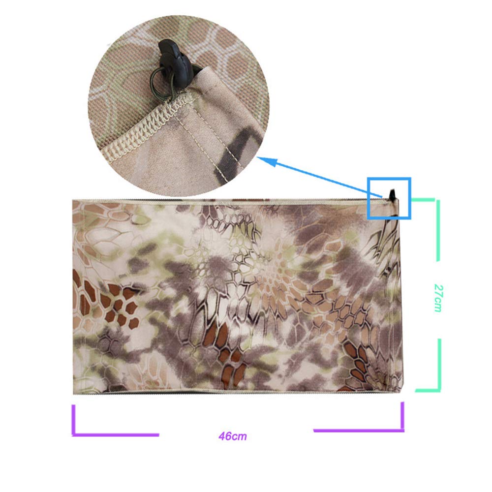 Tactical Airsoft Face Mask & Neck Scarf - Outdoor Shooting Protection Gear, Cycling Balaclava, Camouflage Neckerchief for Airsoft, Paintball, Hunting & Tactical Sports