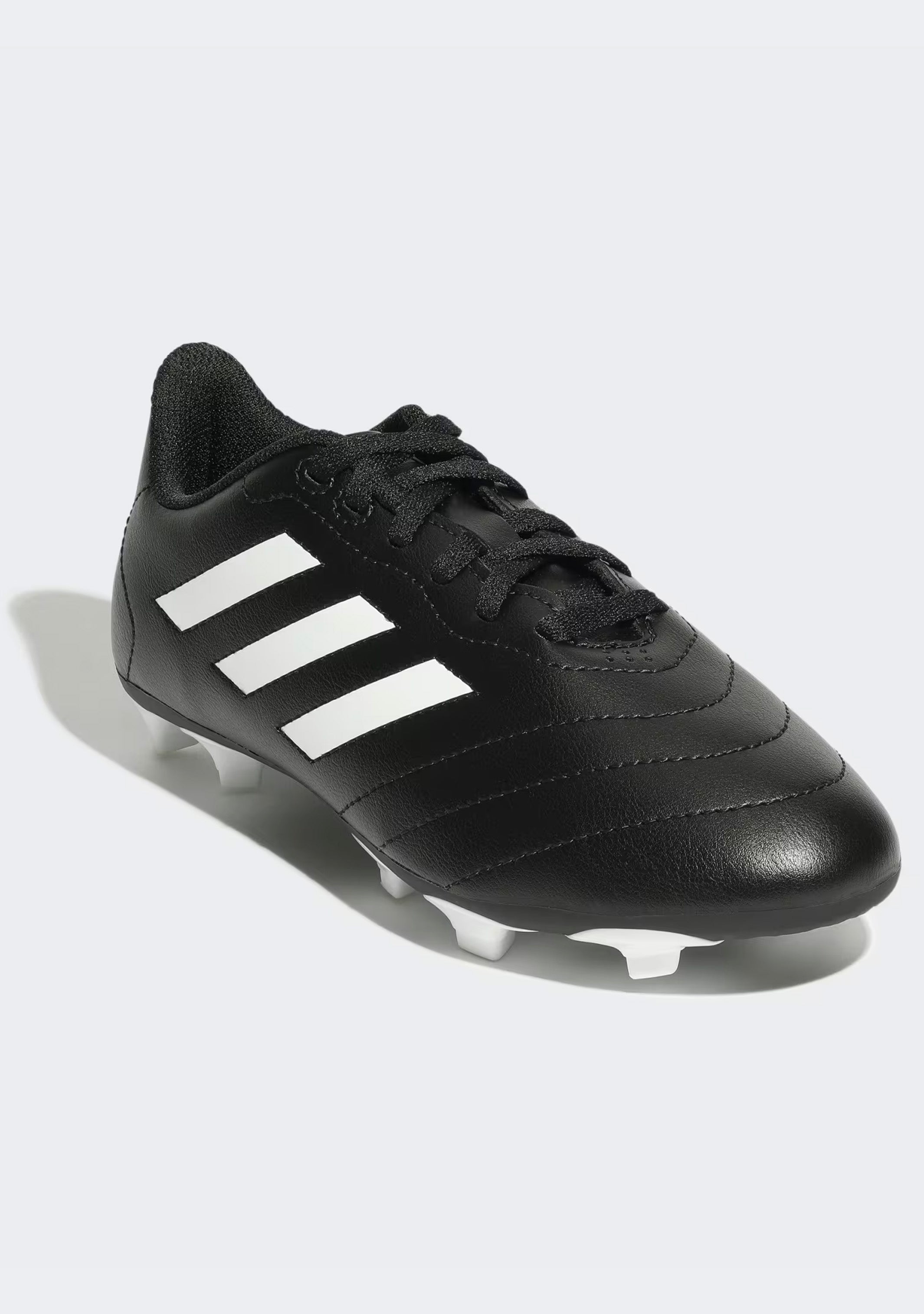 Adidas Junior Goletto VIII FG Soccer Cleats for Boys - Lightweight Firm Ground Football Boots with Synthetic Upper | Perfect for Youth Training & Matches on Natural Grass Fields