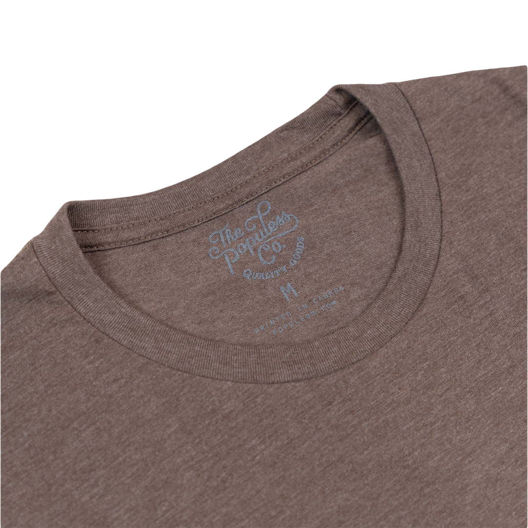 Rito Tee - Soft Cotton T-Shirt in Tawny Brown for Men | Casual & Comfortable Everyday Wear
