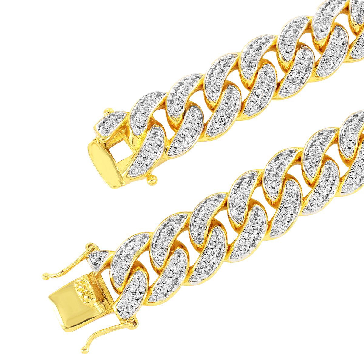 10mm Cuban Link Choker Necklace for Men - 14K Gold Plated Stainless Steel Hip Hop Jewelry - Perfect for Gifts, Parties & Streetwear Fashion