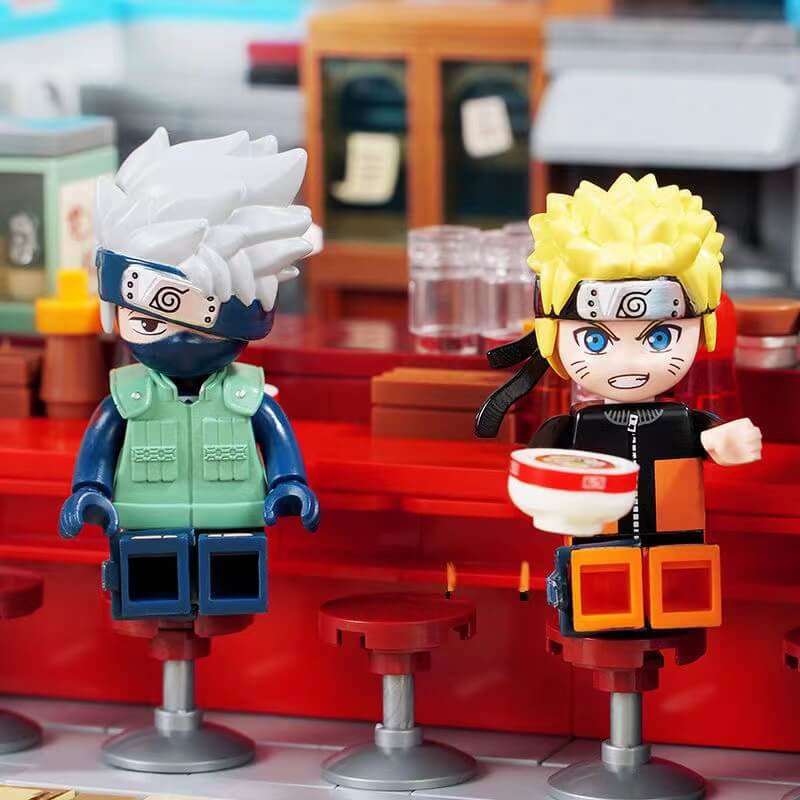 Keeppley K20509 Naruto Shippuden Ichiraku Ramen Shop Building Blocks Set - Anime Collectible Model Kit for Fans | Perfect for Home Decoration, Gift Giving & Anime Display Collections