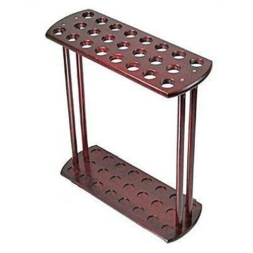 Wooden Golf Club & Pool Cue Organizer Rack - Premium Storage Holder for Game Room, Pool Table Accessories - Perfect for Indoor & Outdoor Decor, Sports Equipment Display