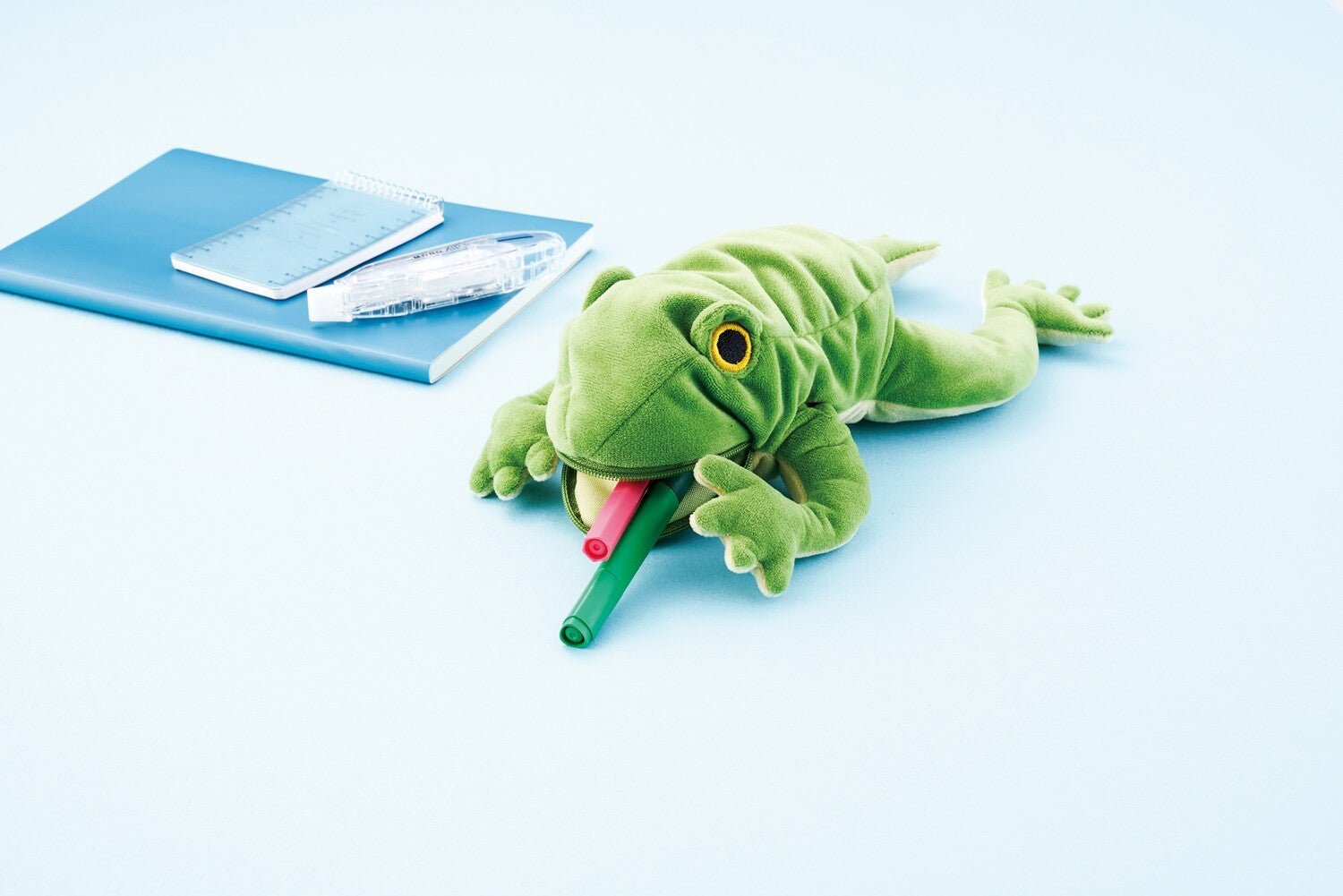 SETOCRAFT Waterproof Amphibians & Marine Animals Pen Case - Durable Pencil Pouch for School, Office & Travel - Perfect for Students, Artists & Professionals