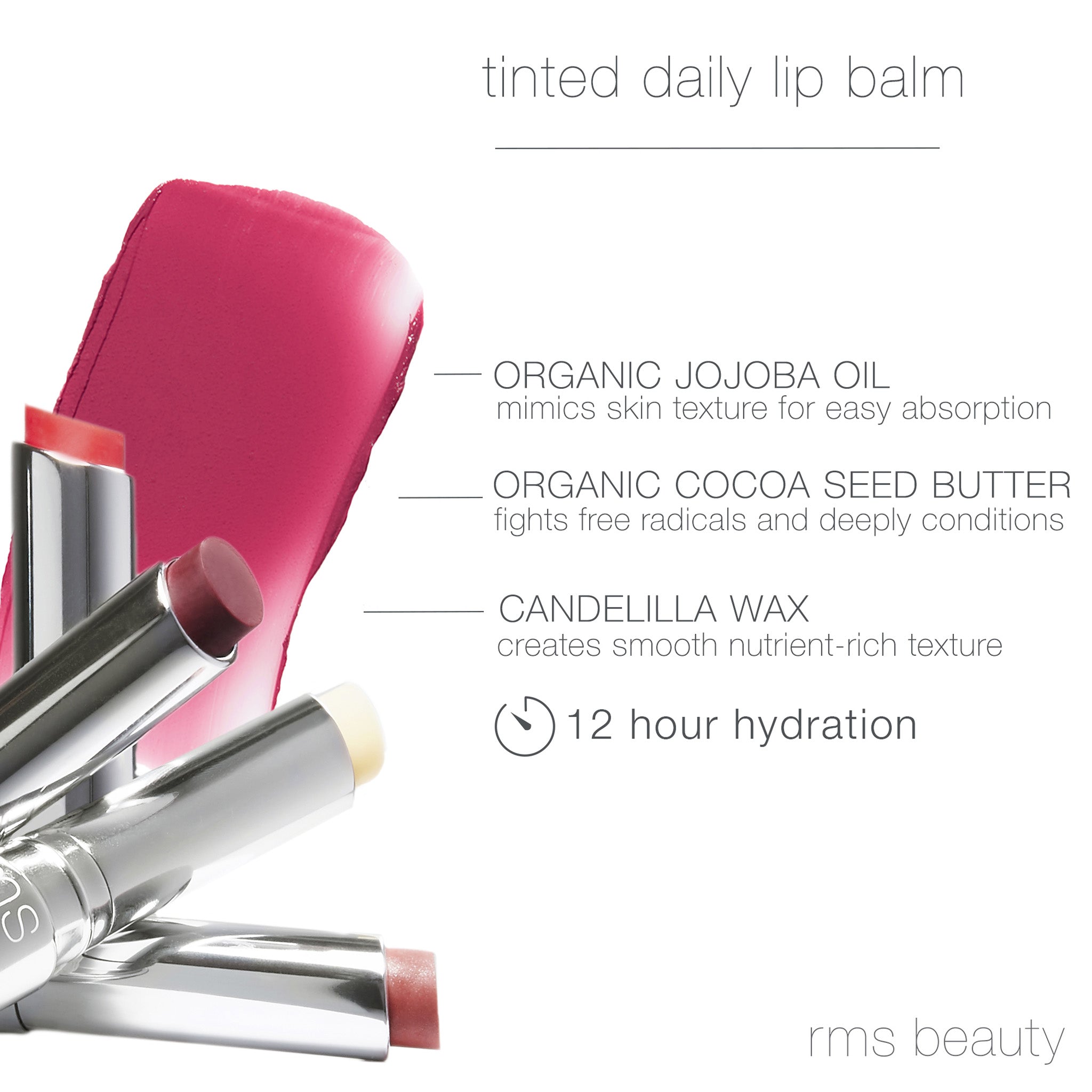 Best Tinted Daily Lip Balm for Moisturizing & Natural Color - Perfect for Dry Lips, Everyday Wear & On-The-Go Hydration