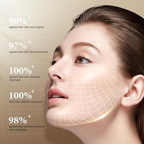 ADBHUTANAND Collagen Overnight Face Mask - Korean Glass Skin Hydrogel Mask for Deep Hydration, Brightening & Anti-Aging | Niacinamide Formula Reduces Pigmentation & Minimizes Pores | 1 Count | Perfect for Nighttime Skincare Routine & Post-Sun Care