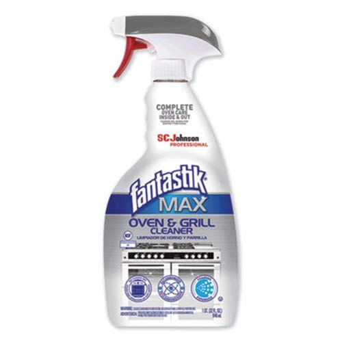 Fantastik MAX Heavy Duty Oven & Grill Cleaner - Powerful Degreaser for Stubborn Grease & Burnt-On Food - Safe for Stainless Steel & Ceramic Surfaces - Perfect for Kitchen Deep Cleaning & Outdoor BBQ Grill Maintenance