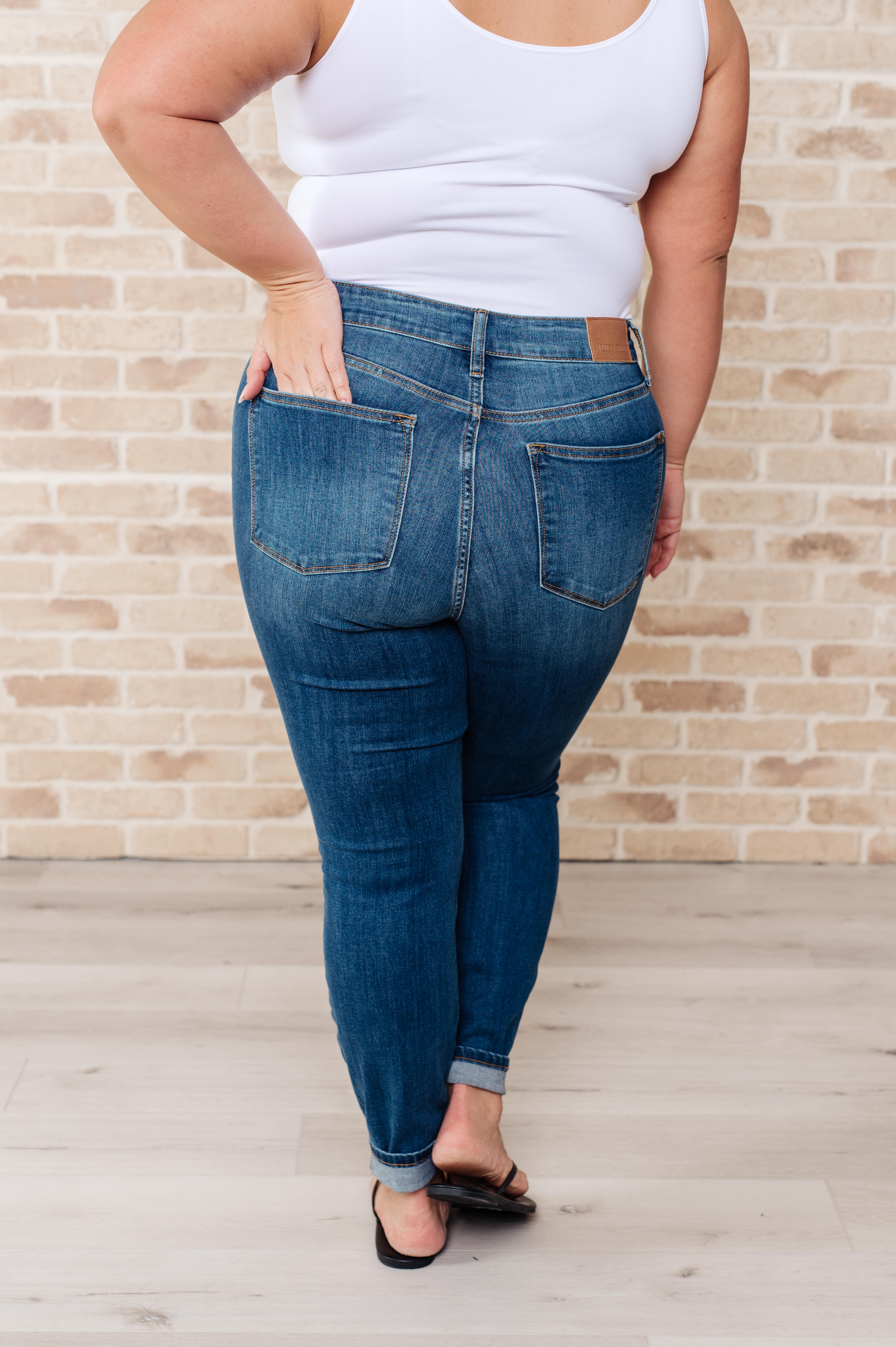 Daphne High Rise Skinny Jeans for Women - Stretchy Slim Fit Denim Pants, Tummy Control, Comfortable Everyday Wear - Perfect for Work, Date Night & Casual Outings