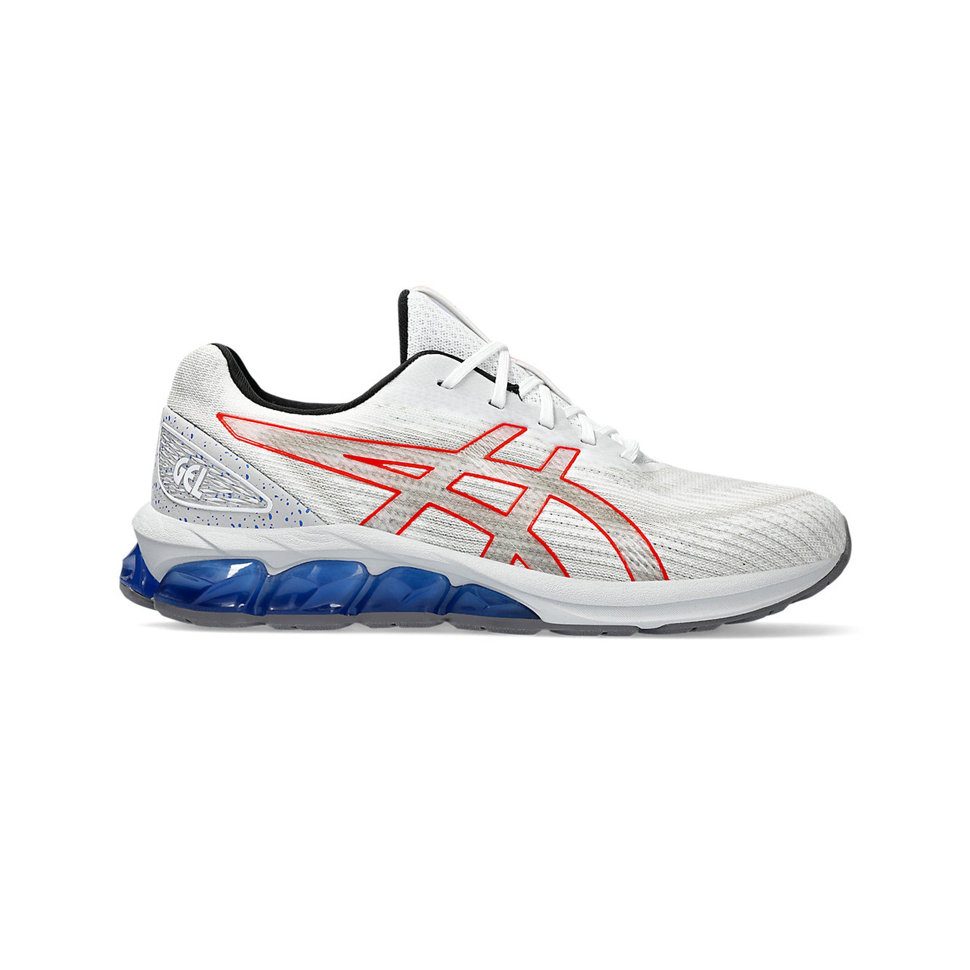 ASICS GEL QUANTUM 180 VII Running Shoes - White/Concrete (2023) - Lightweight Cushioned Sneakers for Men & Women - Perfect for Jogging, Gym Workouts & Daily Wear