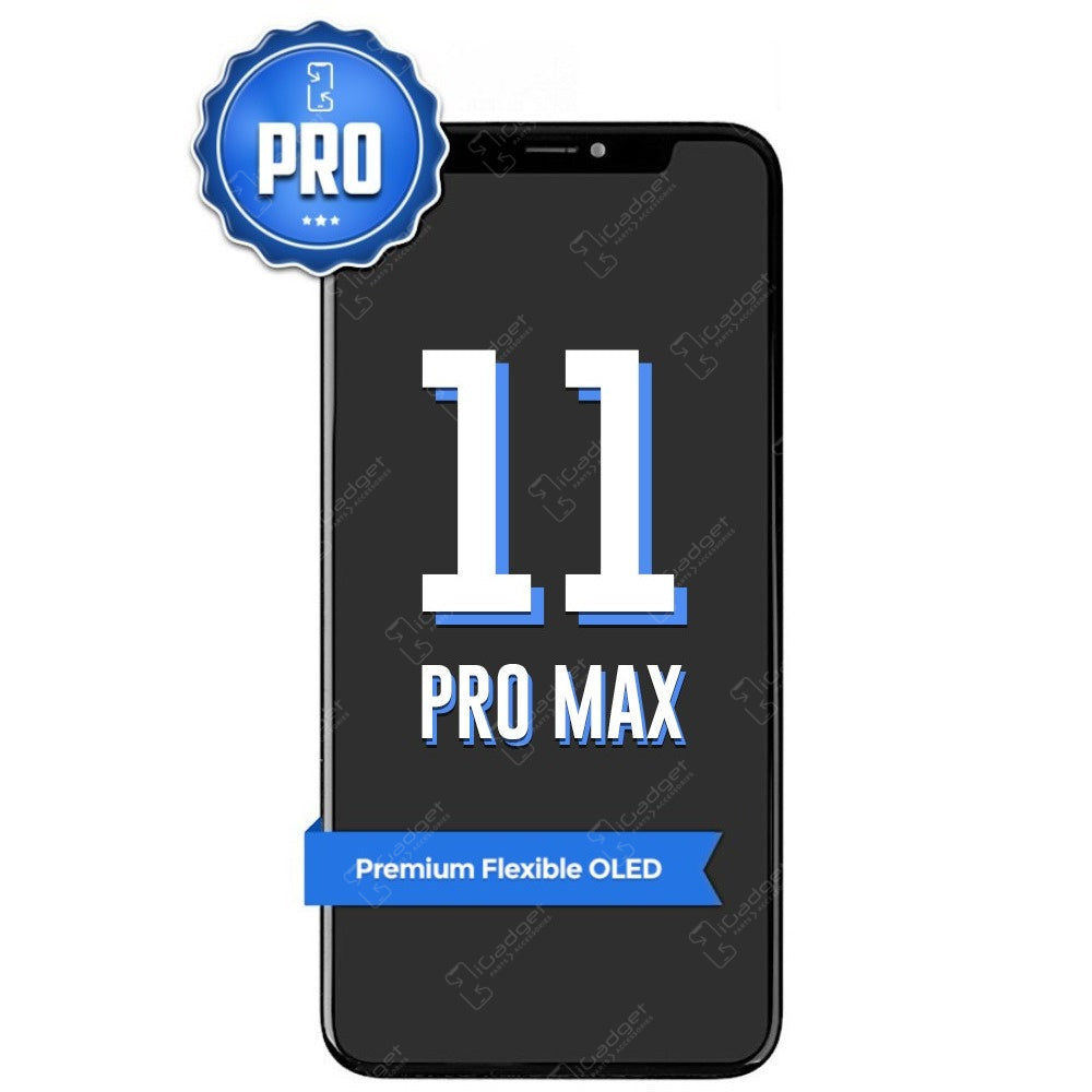 Premium iPhone 11 Pro Max OLED Screen Replacement - High Quality Flexible Display for DIY Repair | Perfect for Home, Office & Travel Use
