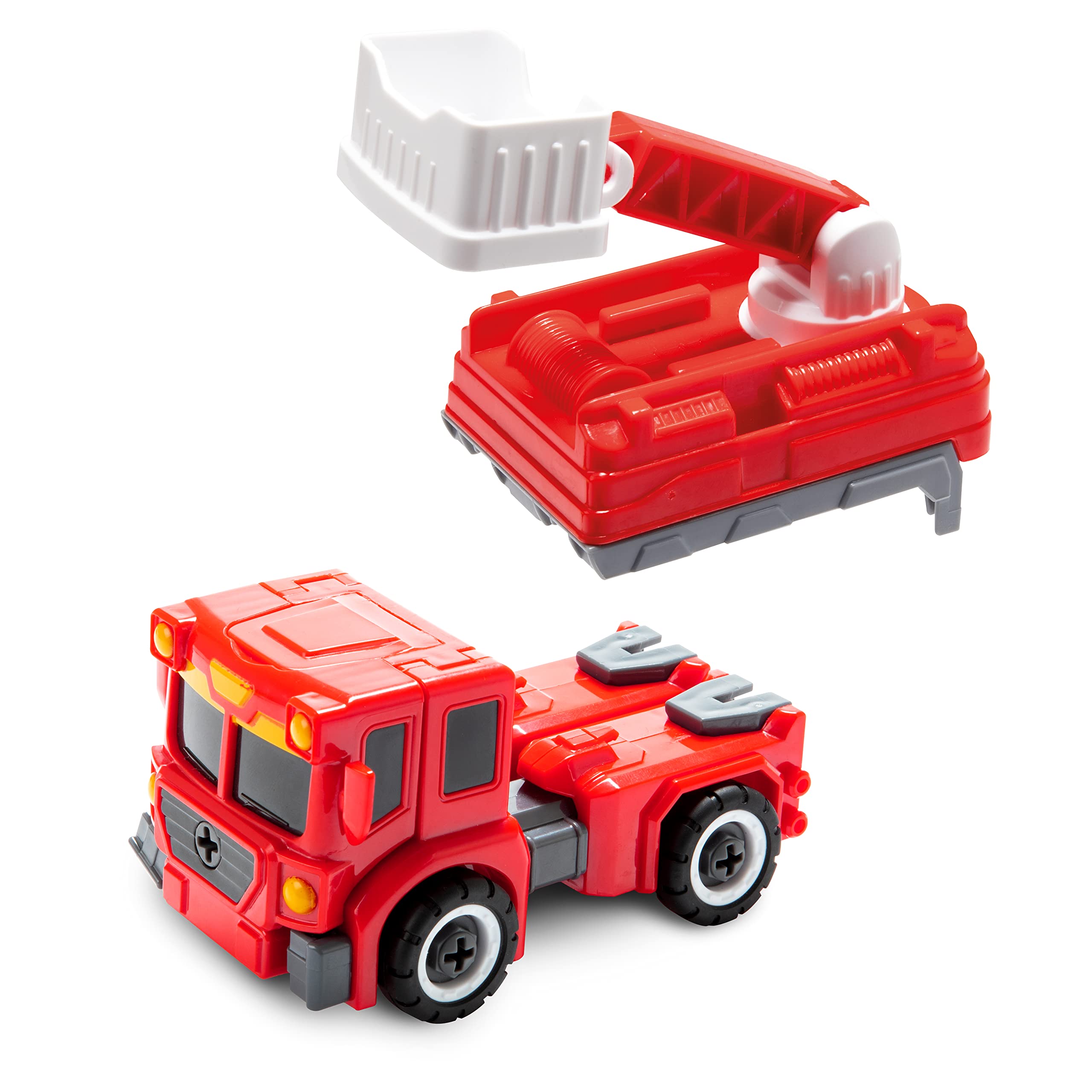 Toi-Toys Roboforces Transforming Robot Fire Truck – Convertible Toy for Kids, STEM Learning & Firefighter Role Play – Perfect for Birthday Gifts & Pretend Play Adventures