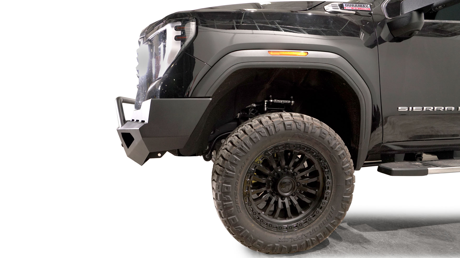 24+ GMC 2500/3500 Heavy Duty Red Steel Front Bumper - Off-Road Protection & Truck Enhancement for Pickup Trucks
