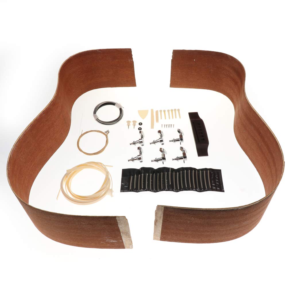 Baosity 41 Inch DIY Acoustic Guitar Kit with Spruce Top - Perfect for Beginners, Musicians & Gift Giving - Home, Studio & Stage Use