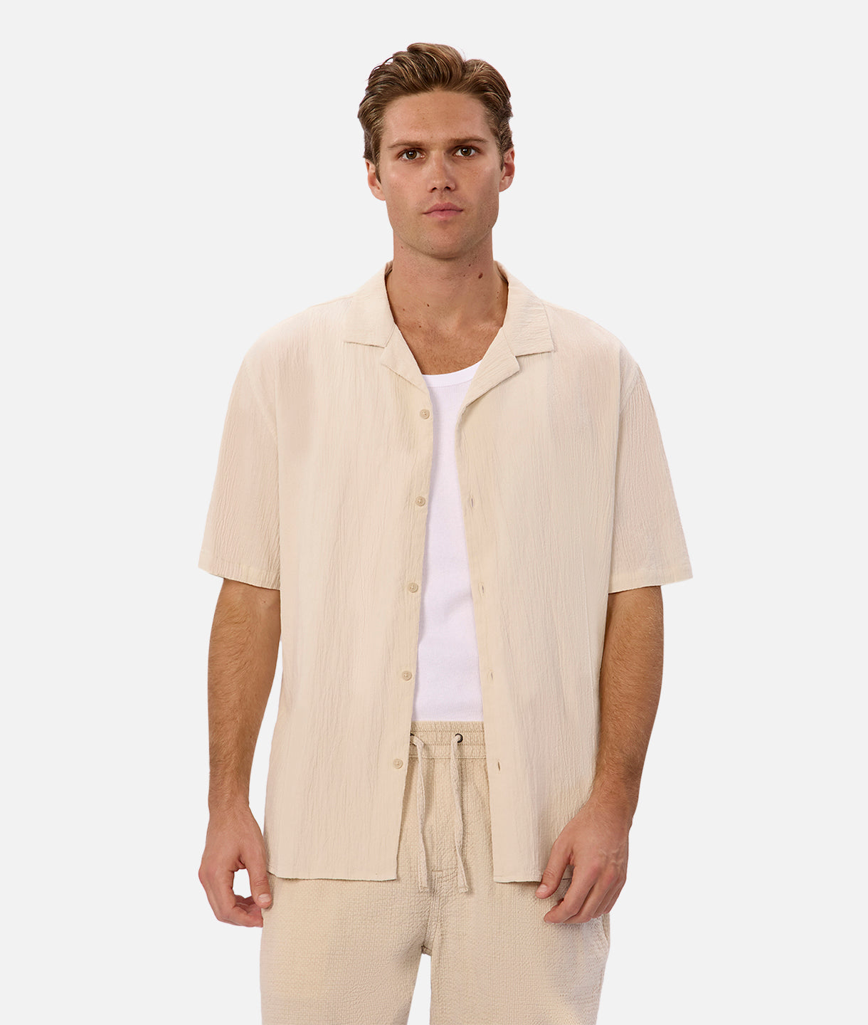 Magna Short Sleeve Shirt for Men - Premium Canvas Fabric - Casual & Comfortable Wear for Outdoor Activities, Travel, and Everyday Style