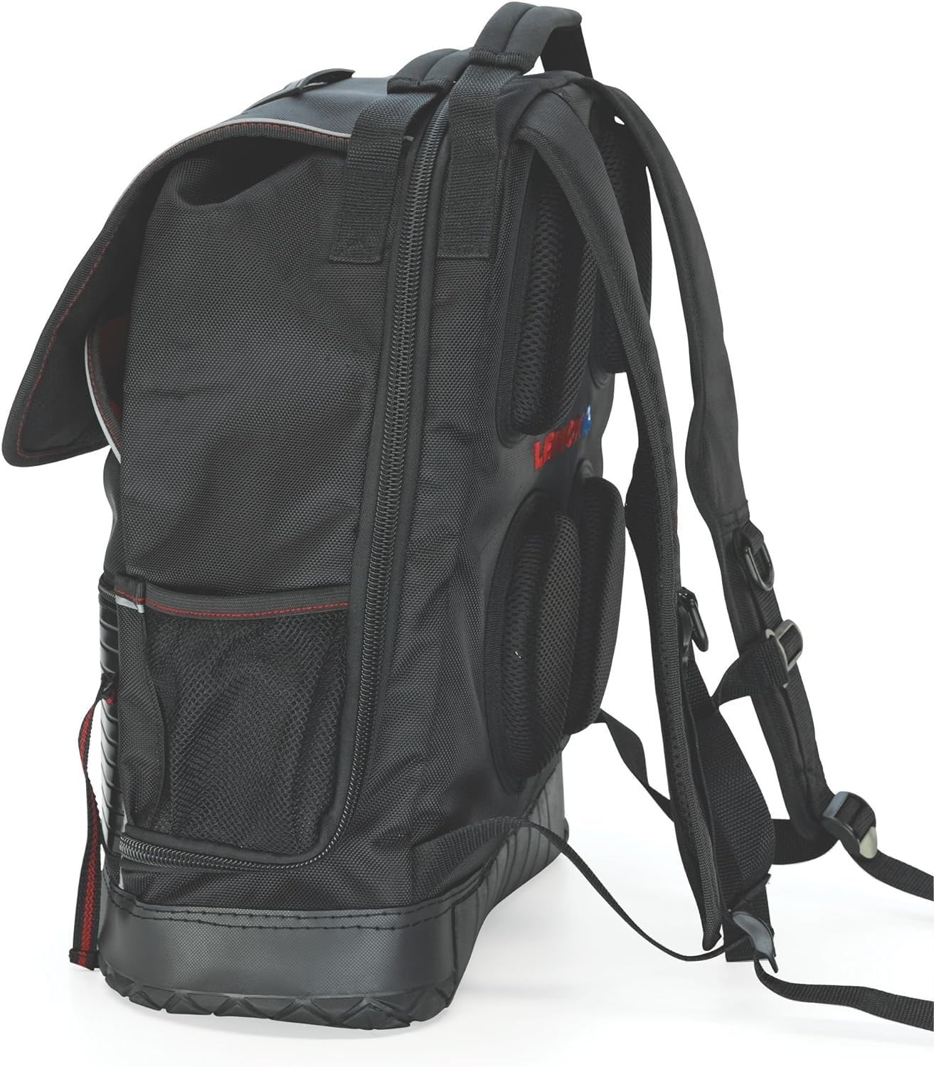 LENOX 30-Pocket Heavy Duty Tool Backpack for Electricians & Contractors - Durable Gray Work Backpack (1894646) - Perfect for Construction Sites, HVAC Work & DIY Projects