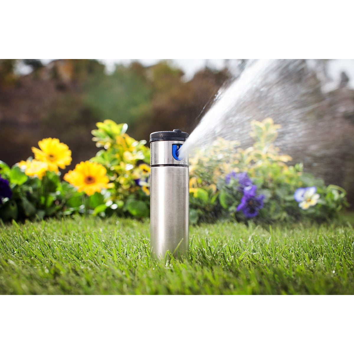 Hunter Industries I-20 04 SS R Rotor Sprinkler - 4 Inch Pop-Up Stainless Steel Head for Lawn & Garden Irrigation | Durable & Corrosion-Resistant for Residential & Commercial Landscaping