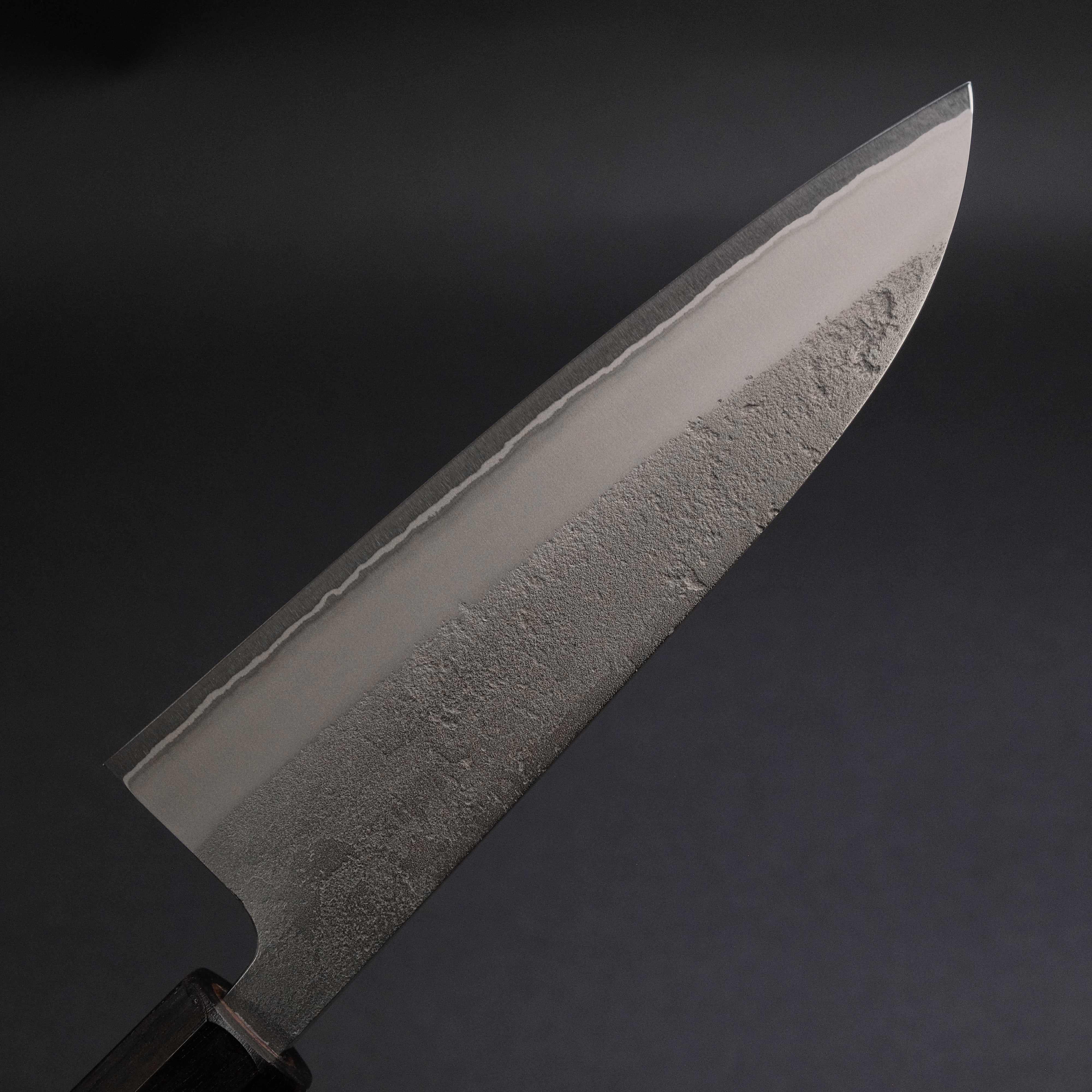 Yoshikane White #2 Nashiji Santoku Knife 165mm with Enju Handle - Premium Japanese Kitchen Knife for Slicing, Dicing & Chopping Vegetables, Meat & Fish