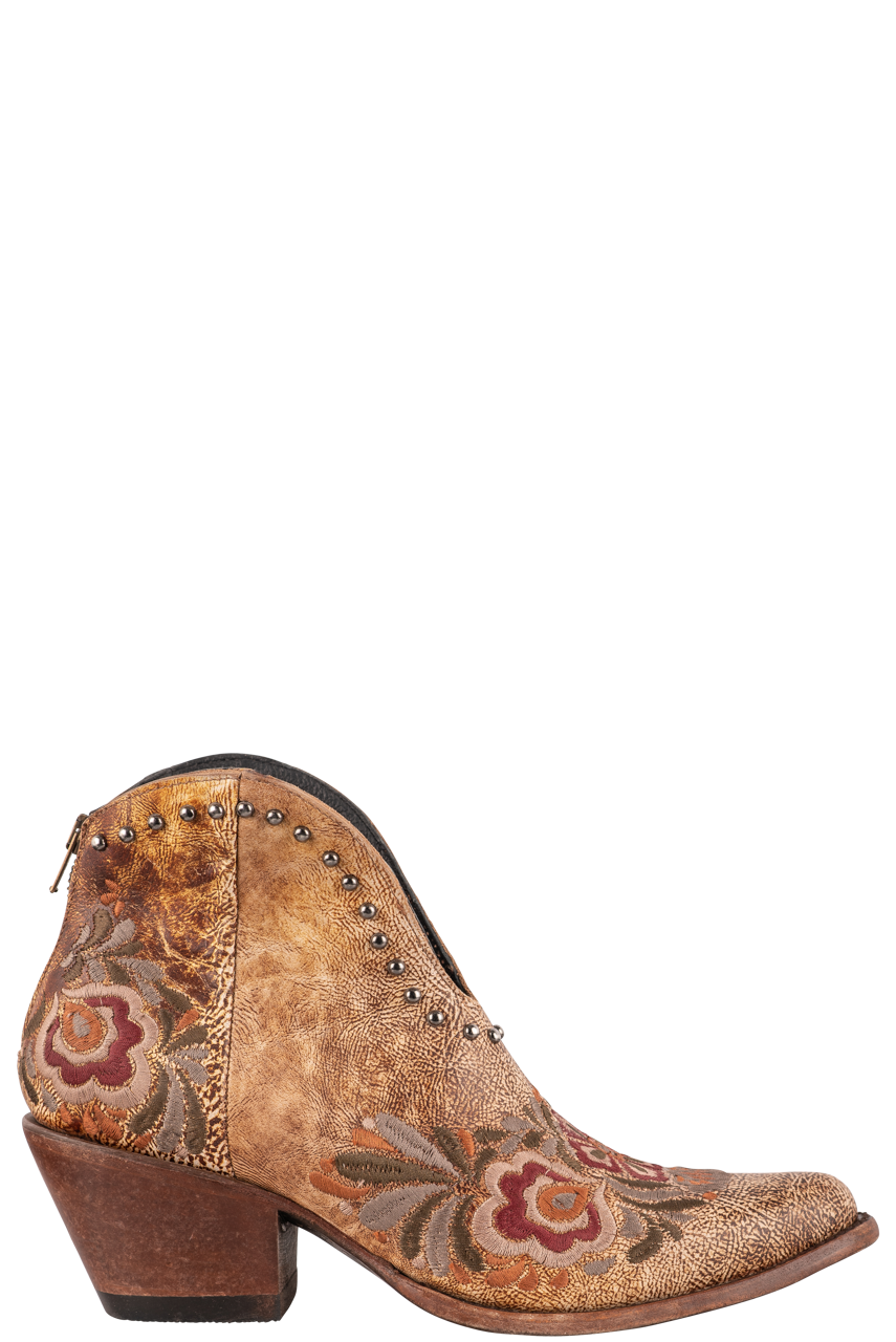 Old Gringo Janely Short Booties for Women - Stylish Tawny Western Ankle Boots for Casual Outfits & Country Events