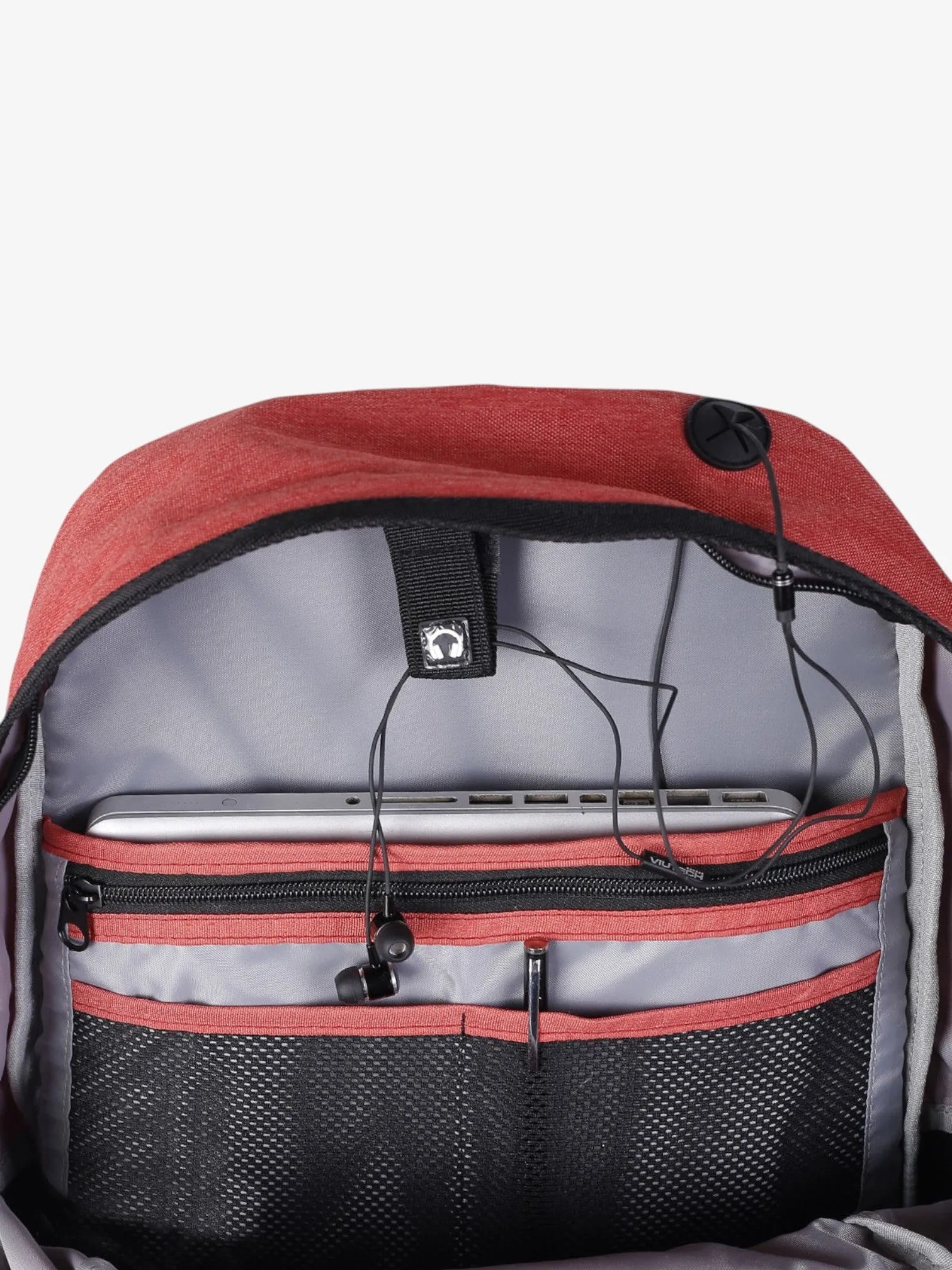 Mountain Backpack Split 25L Red - Lightweight Hiking Pack for Outdoor Adventures, Camping & Travel