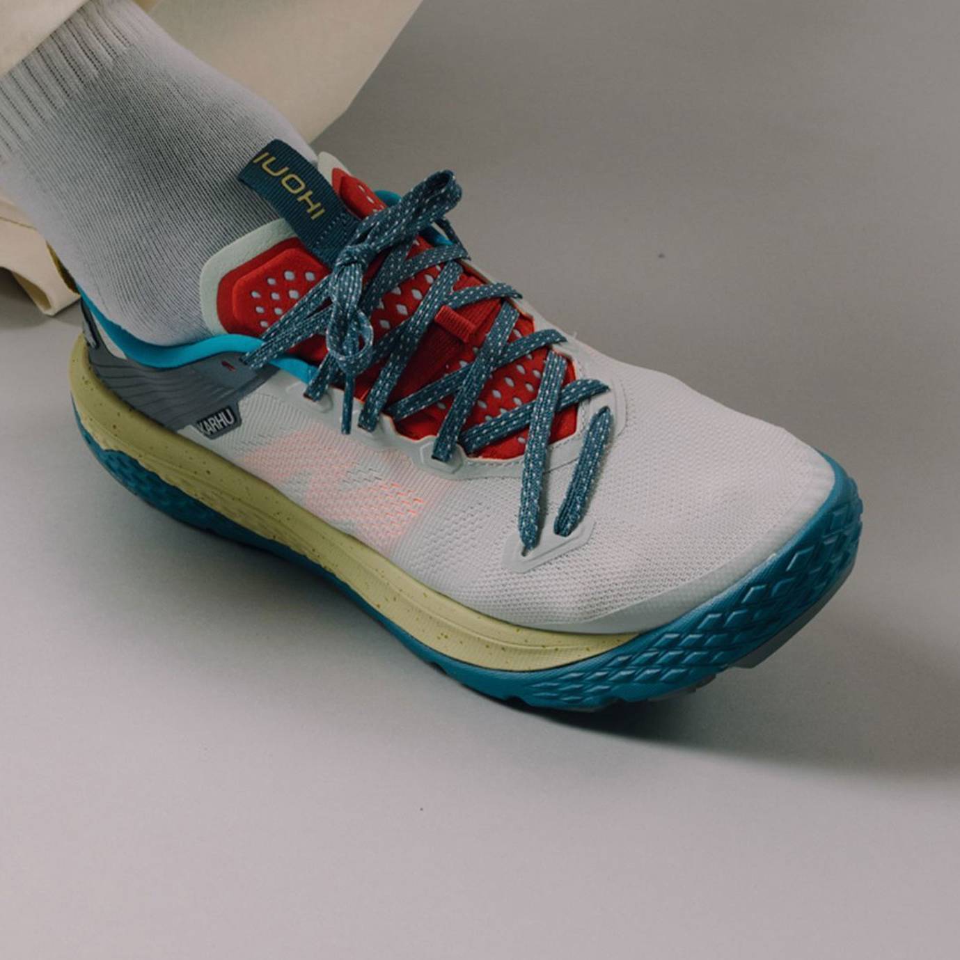 Men's IKONI Trail 1.0 Running Shoes - Barely Blue/Horizon Blue | Lightweight Trail Runners for Hiking & Outdoor Adventures
