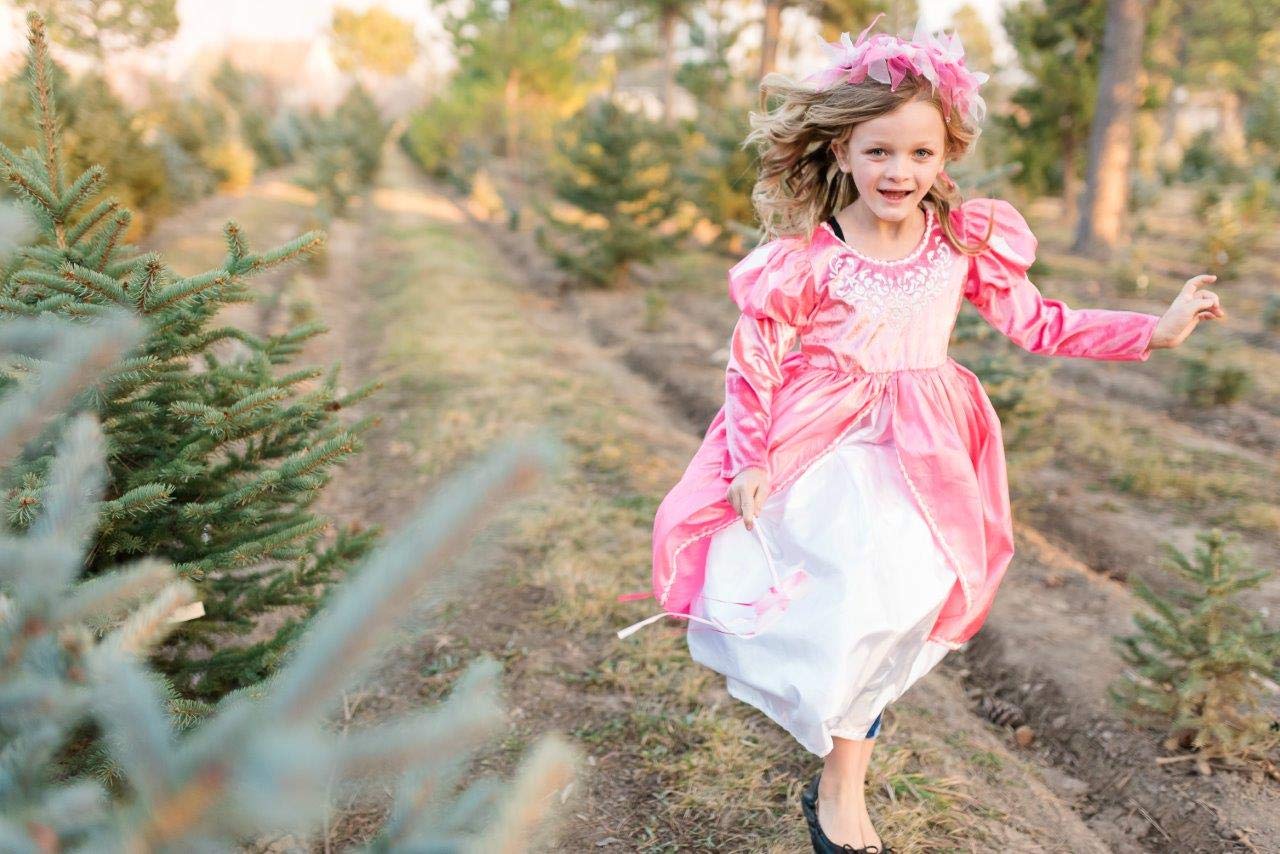 Little Adventures Mermaid Ball Gown Princess Dress Up Costume for Girls - Perfect for Birthday Parties, Halloween Costumes & Pretend Play