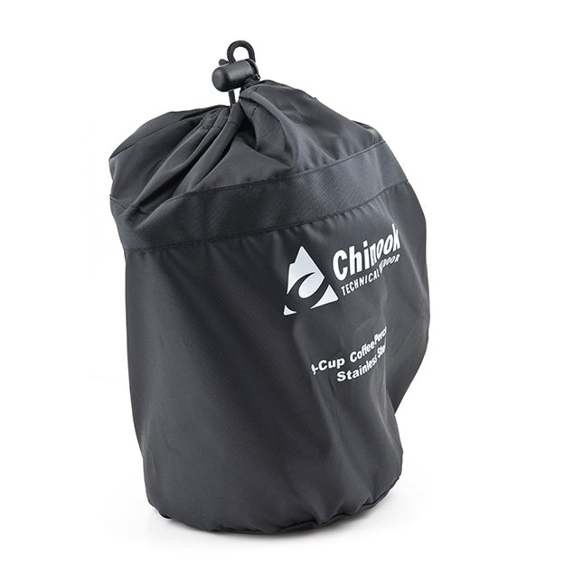 Chinook Timberline 6-Cup Stainless Steel Coffee Percolator - Perfect for Camping, Hiking & Outdoor Adventures