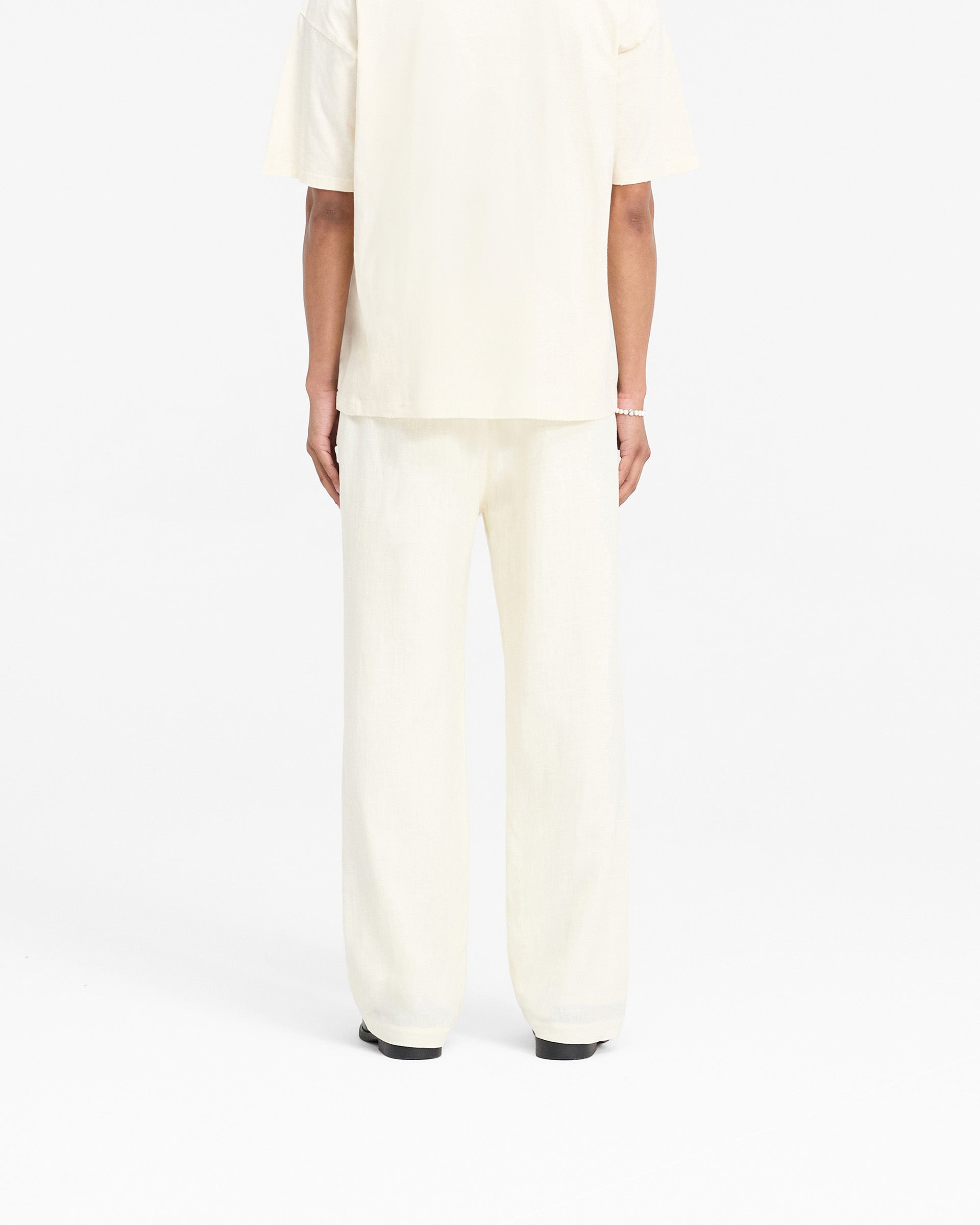 Represent X Duke + Dexter Resort Pant in Ecru - Stylish and Comfortable Vacation Wear for Men | Perfect for Beach, Travel, and Casual Outings